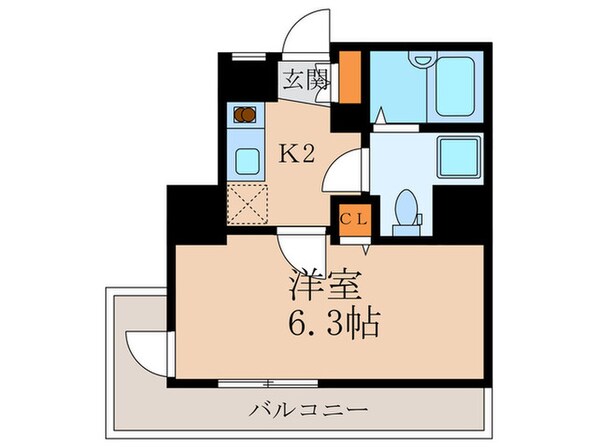 レジディア広尾Ⅱの物件間取画像